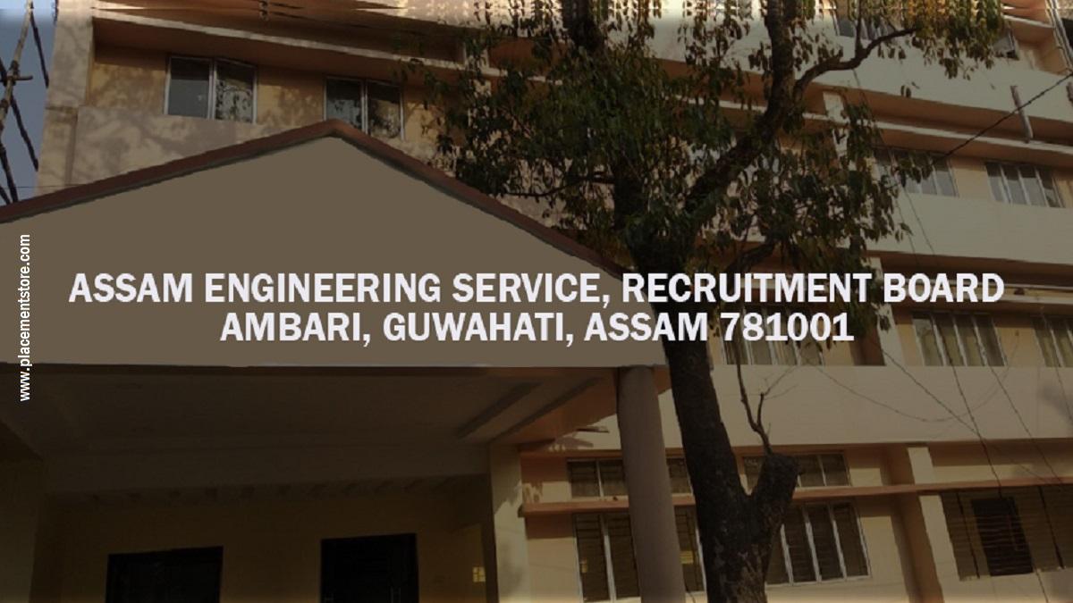 AESRB - Assam Engineering Service Recruitment Board