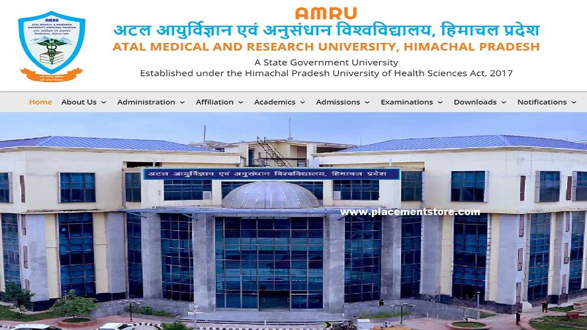 AMRU-Atal Medical and Research University Himachal Pradesh