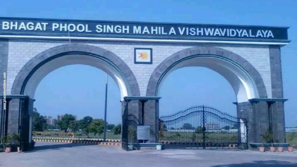 BPSMV - Bhagat Phool Singh Mahila Vishwavidyalaya