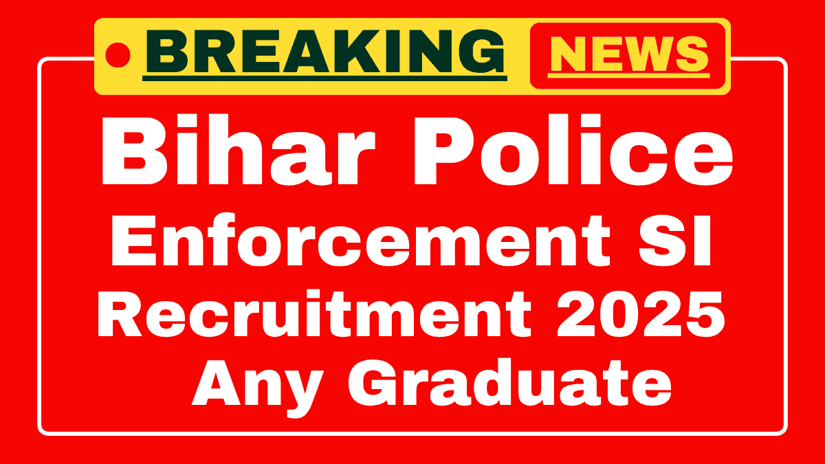 BPSSC Enforcement Sub Inspector Recruitment 2025