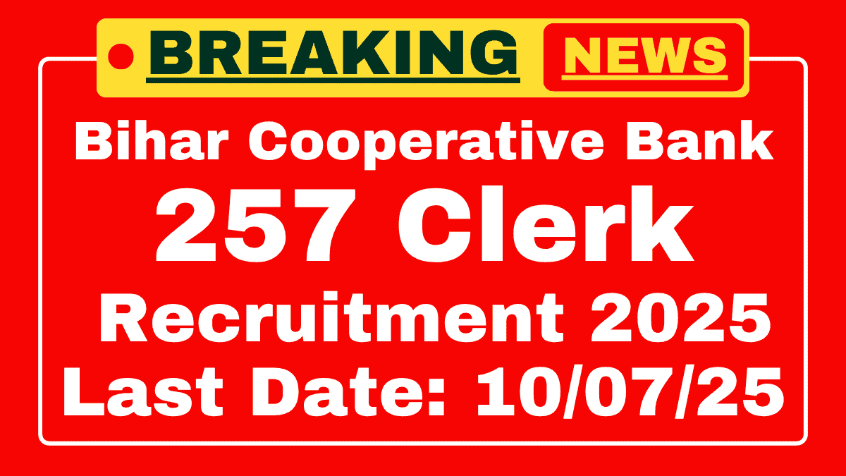 Bihar Cooperative Bank Recruitment 2025