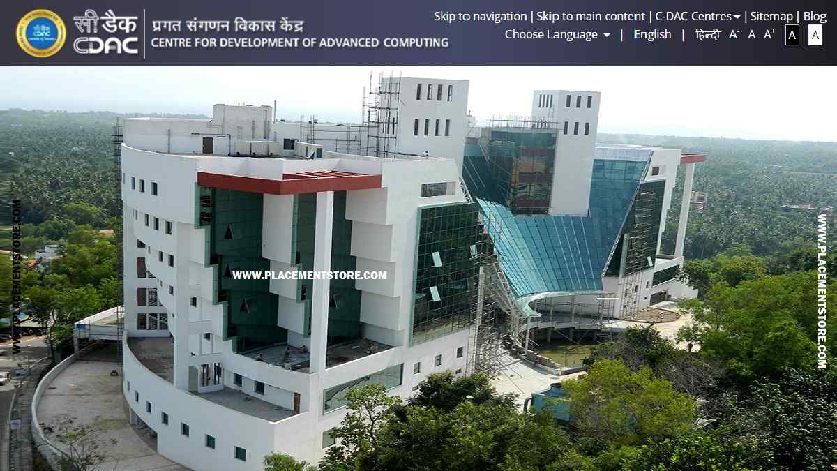 CDAC Thiruvananthapuram - Centre for Development of Advanced Computing