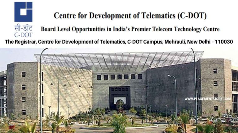 CDOT Scientist Recruitment 2026 » Apply Online 10 Posts