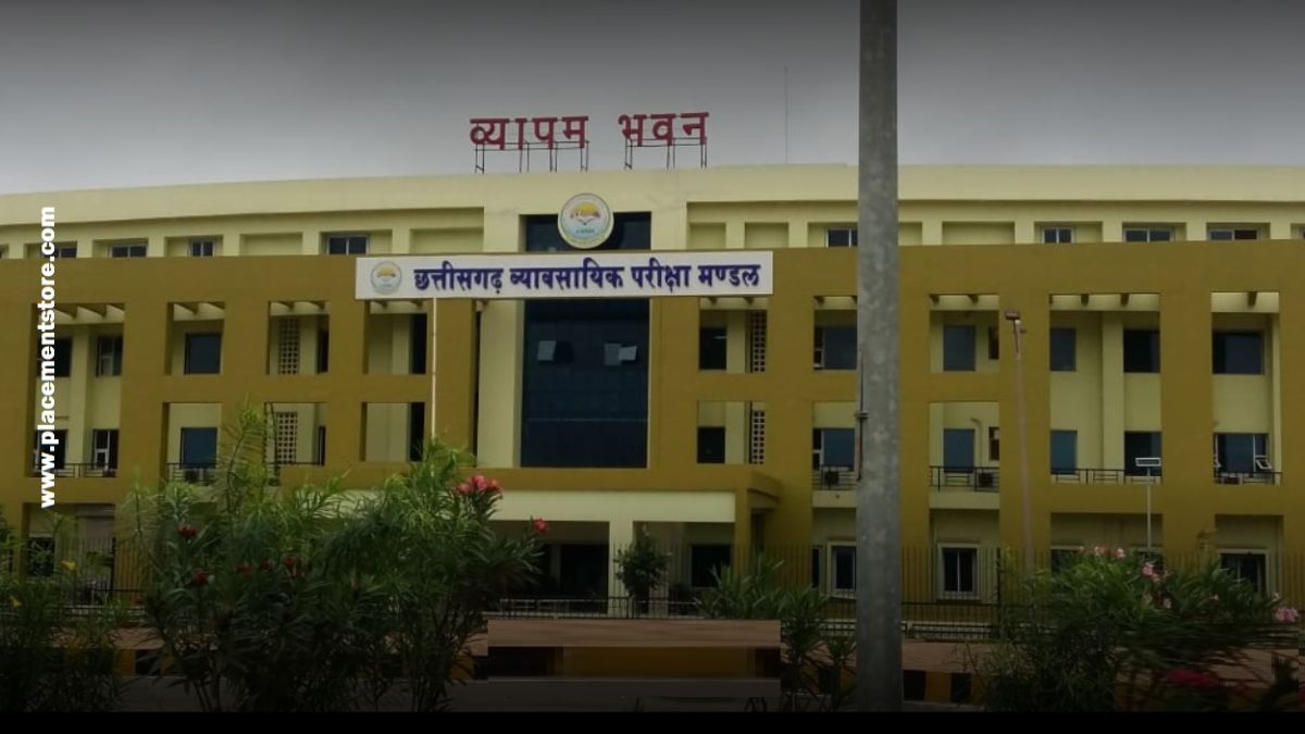 CG Vyapam - Chhattisgarh Professional Examination Board