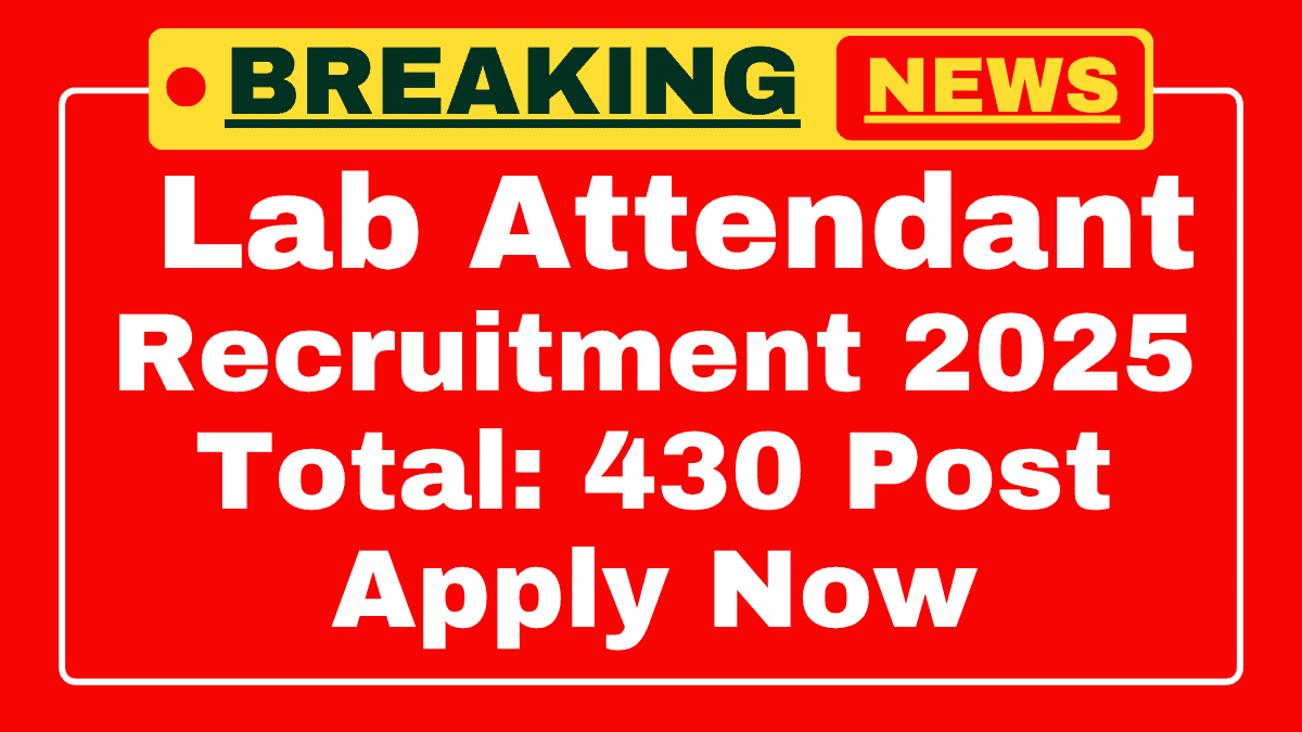 CG Vyapam Lab Attendant Recruitment 2025