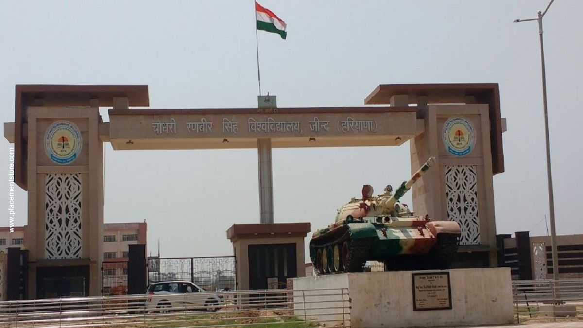 CRSU Chaudhary Ranbir Singh University Placement Store CRSU Chaudhary Ranbir Singh University Placement Store