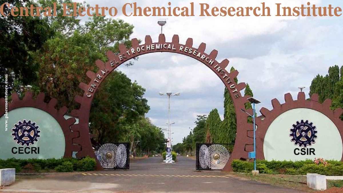 CSIR CECRI - Central Electro Chemical Research Institute