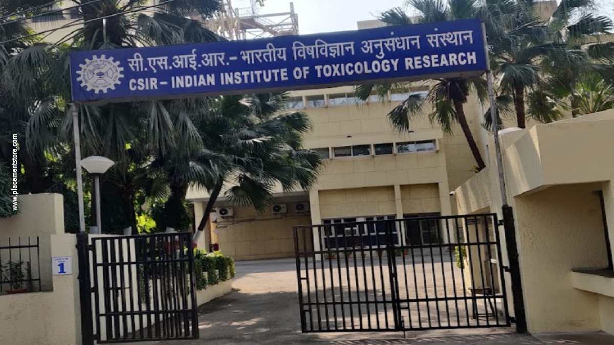 CSIR IITR - Indian Institute Of Toxicology Research