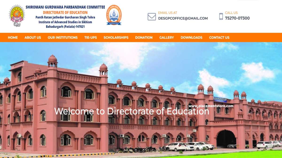 DESGPC - Directorate of Education Shiromani Gurdwara Parbandhak Committee