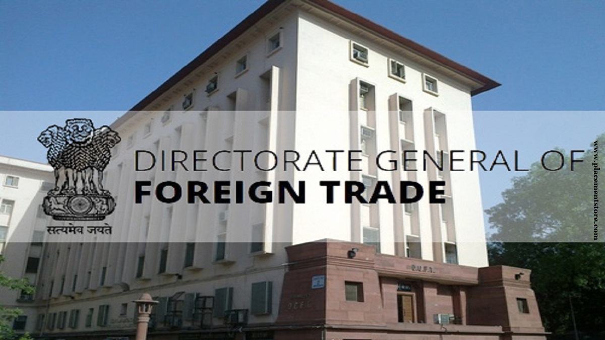 DGFT - Directorate General of Foreign Trade