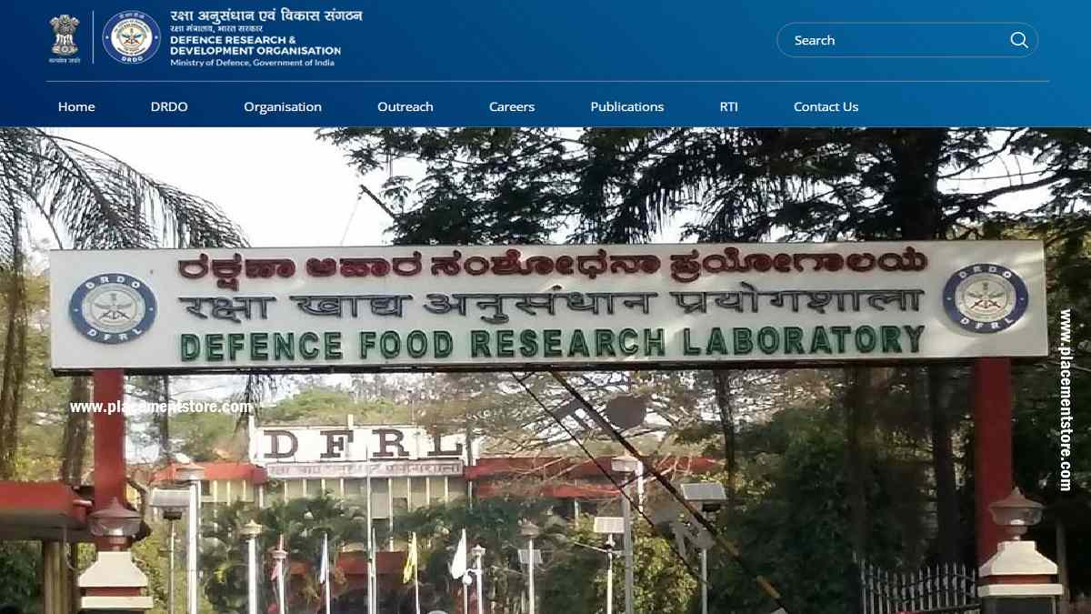 DRDO - DFRL Defence Research and Development Organisation Defence Food Research Laboratory