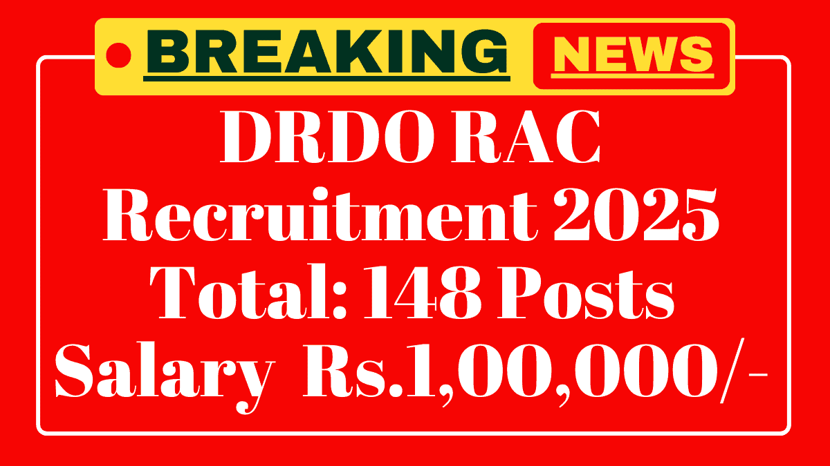 DRDO RAC Recruitment 2025