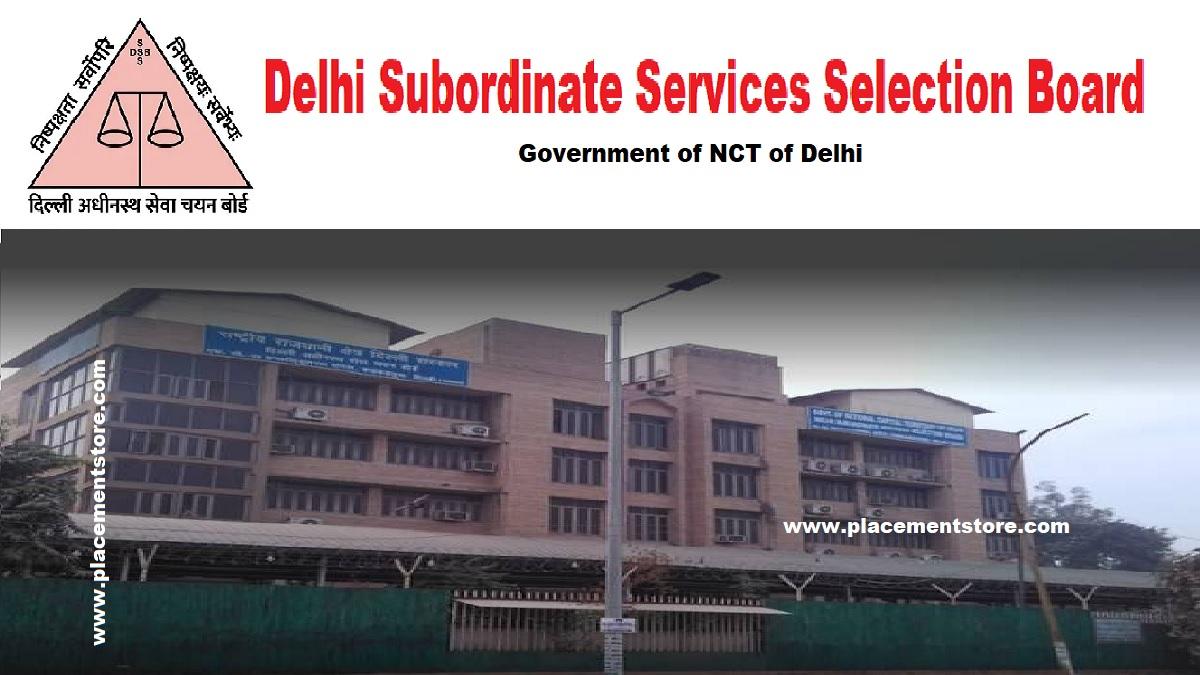 DSSSB-Delhi Subordinate Services Selection Board