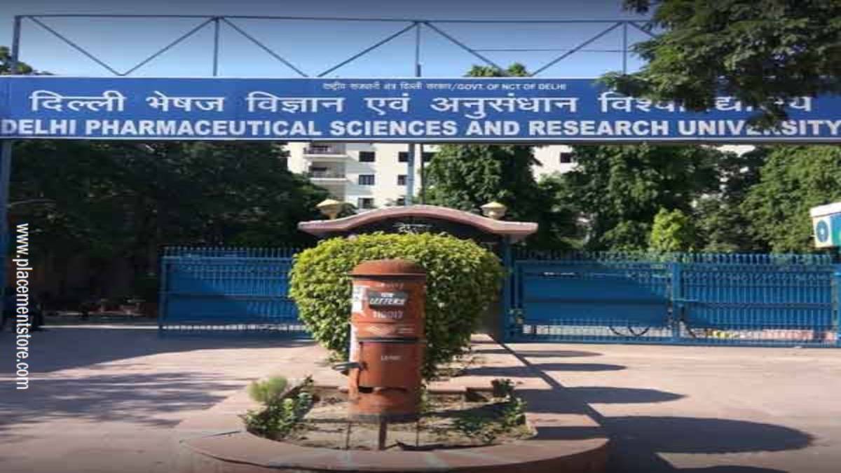 Delhi Pharmaceutical Sciences an Rresearch University - DPSRU