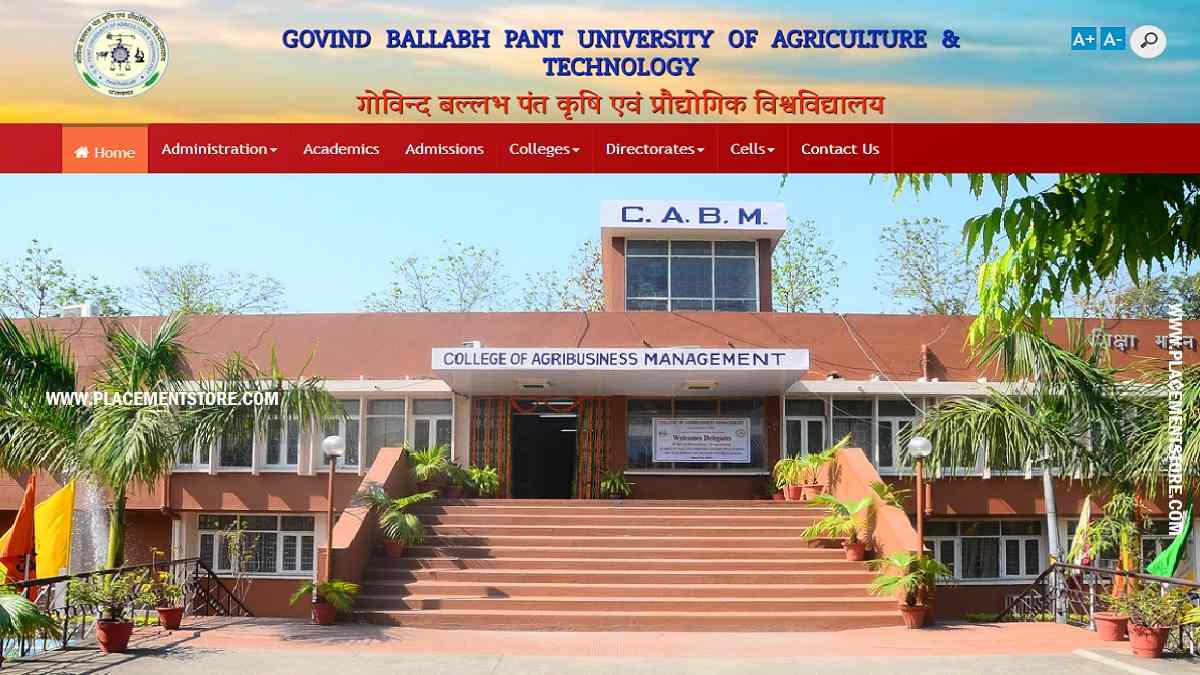 GBPUAT - Govind Ballabh Pant University of Agriculture and Technology