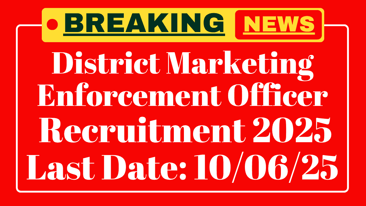 HPSC District Marketing Enforcement Officer Recruitment 2025