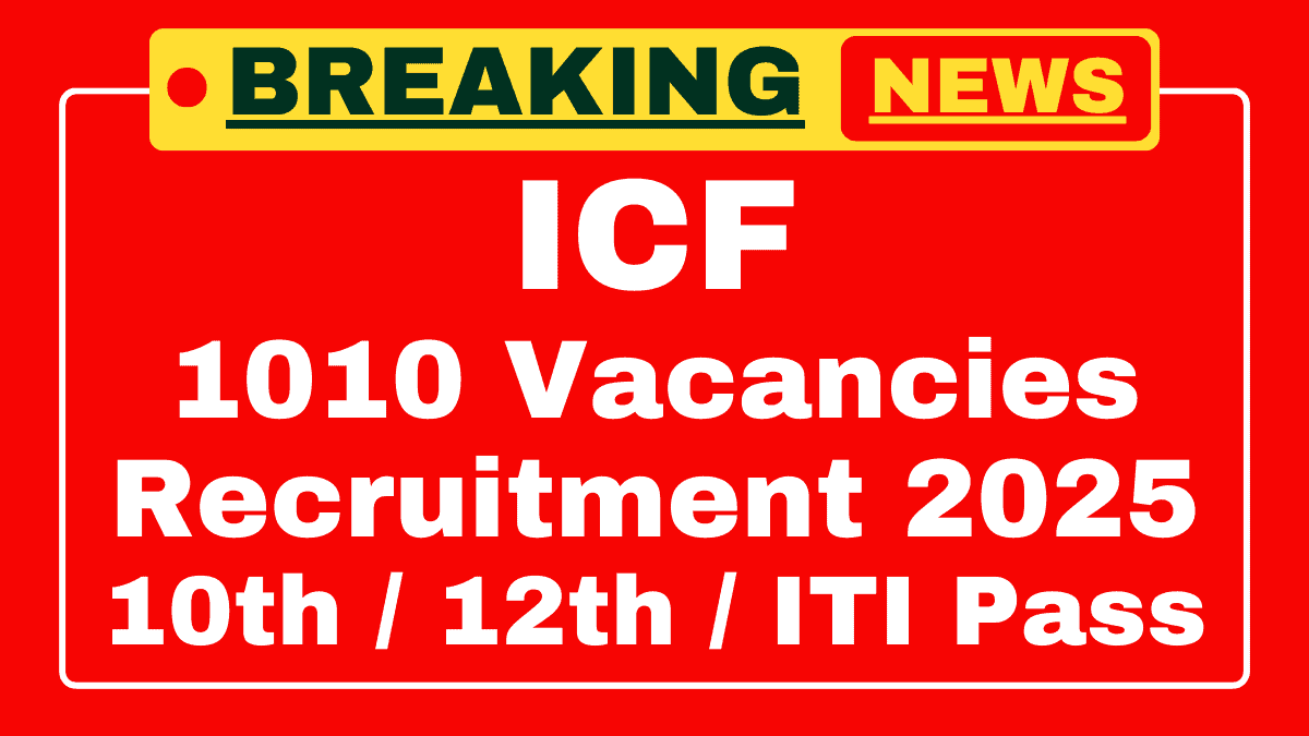 ICF Apprentices Recruitment 2025