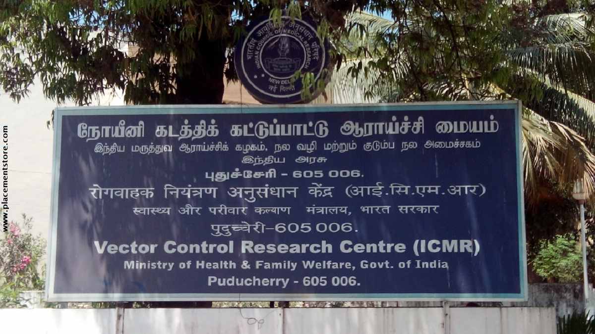 ICMR VCRC - Vector Control Research Centre