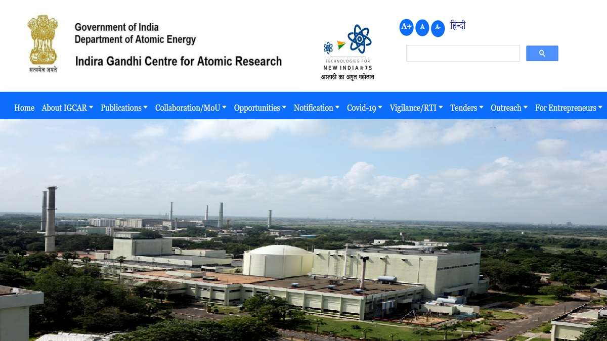 IGCAR-Indira Gandhi Centre for Atomic Research