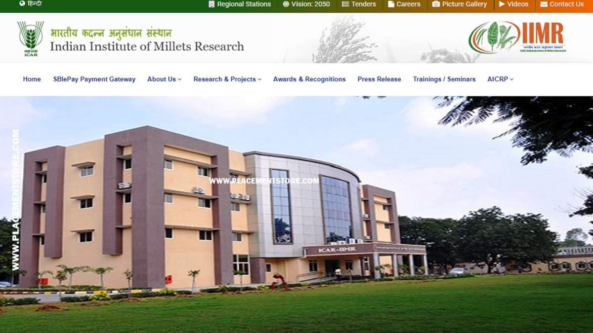 IIMR - Indian Institute of Millets Research