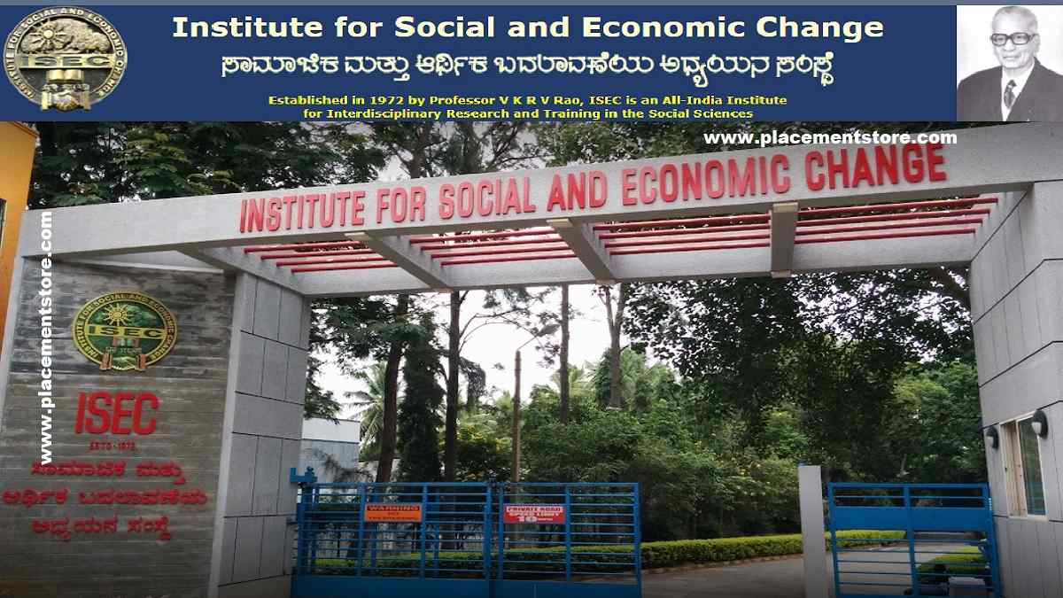 ISEC-Institute for Social and Economic Change