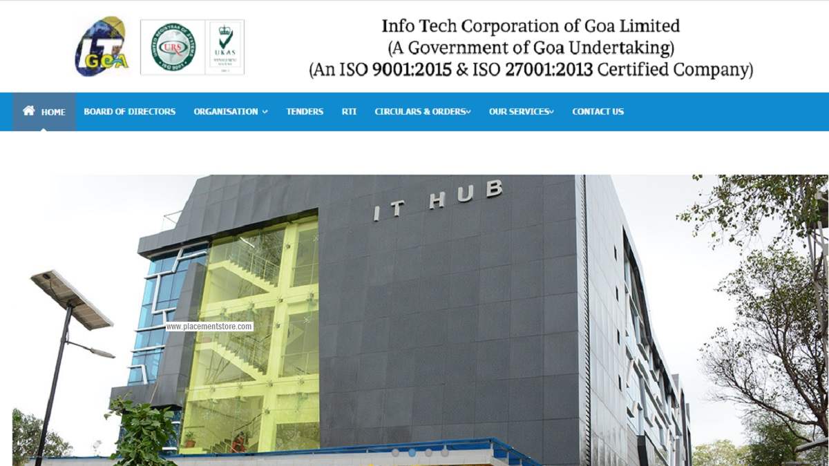 ITG - Info Tech Corporation of Goa Limited