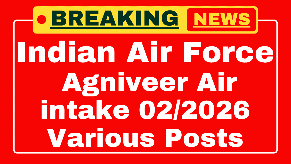 Indian Air Force Agniveervayu Recruitment 2025 Indian Air Force Agniveervayu Recruitment 2025