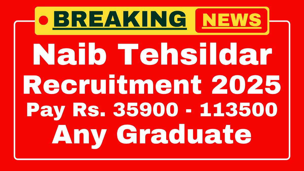 JKSSB Naib Tehsildar Recruitment 2025