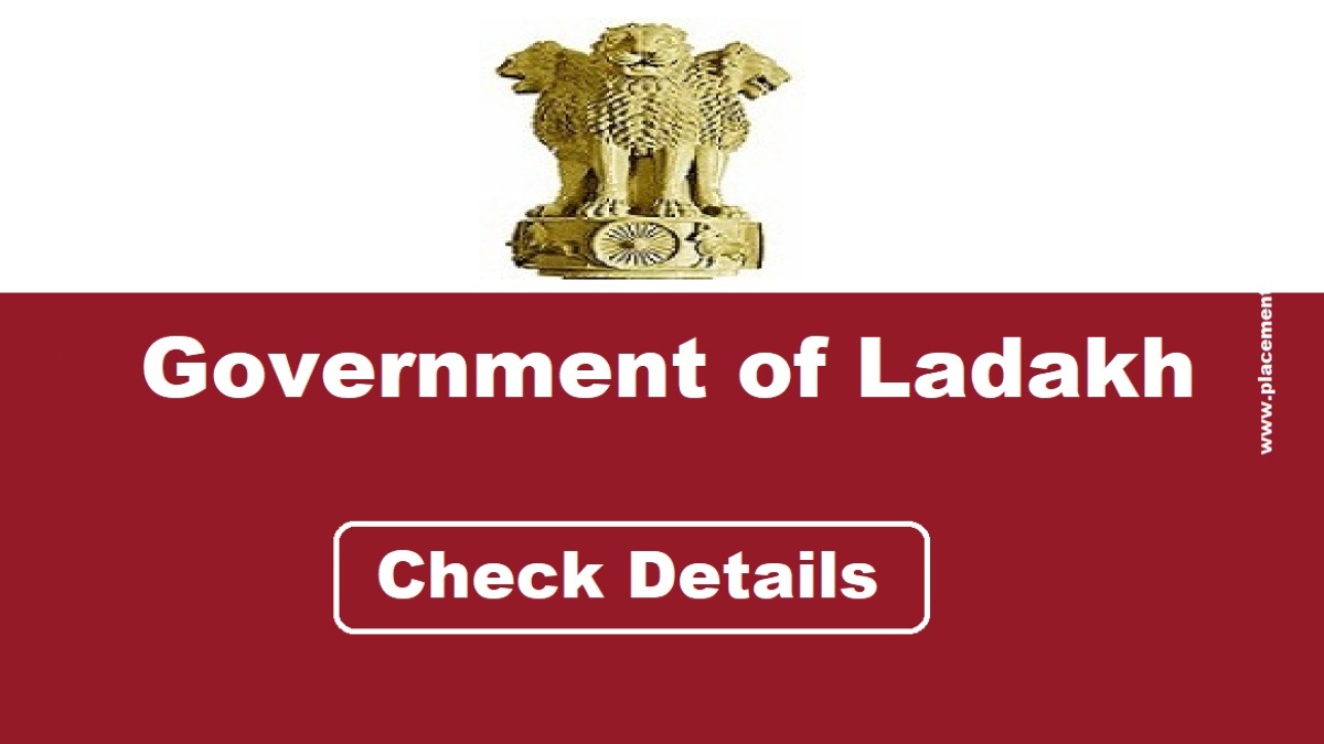 Ladakh Govt Jobs