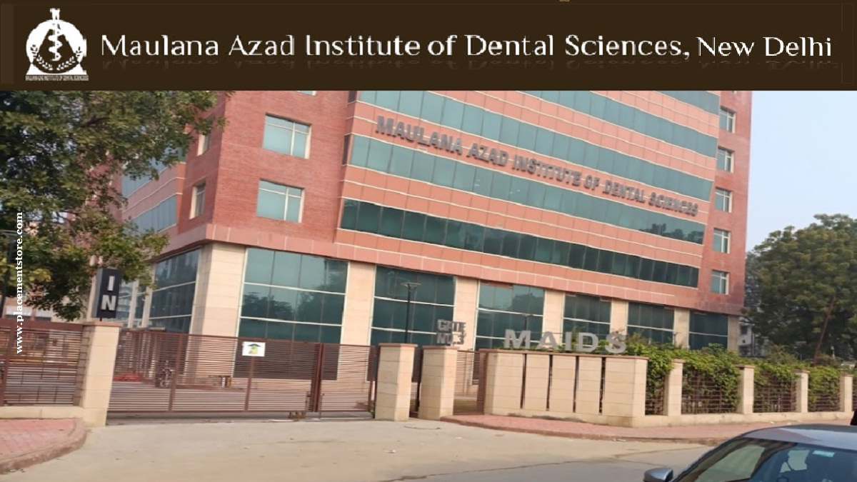 MAIDS - Maulana Azad Institute of Dental Sciences