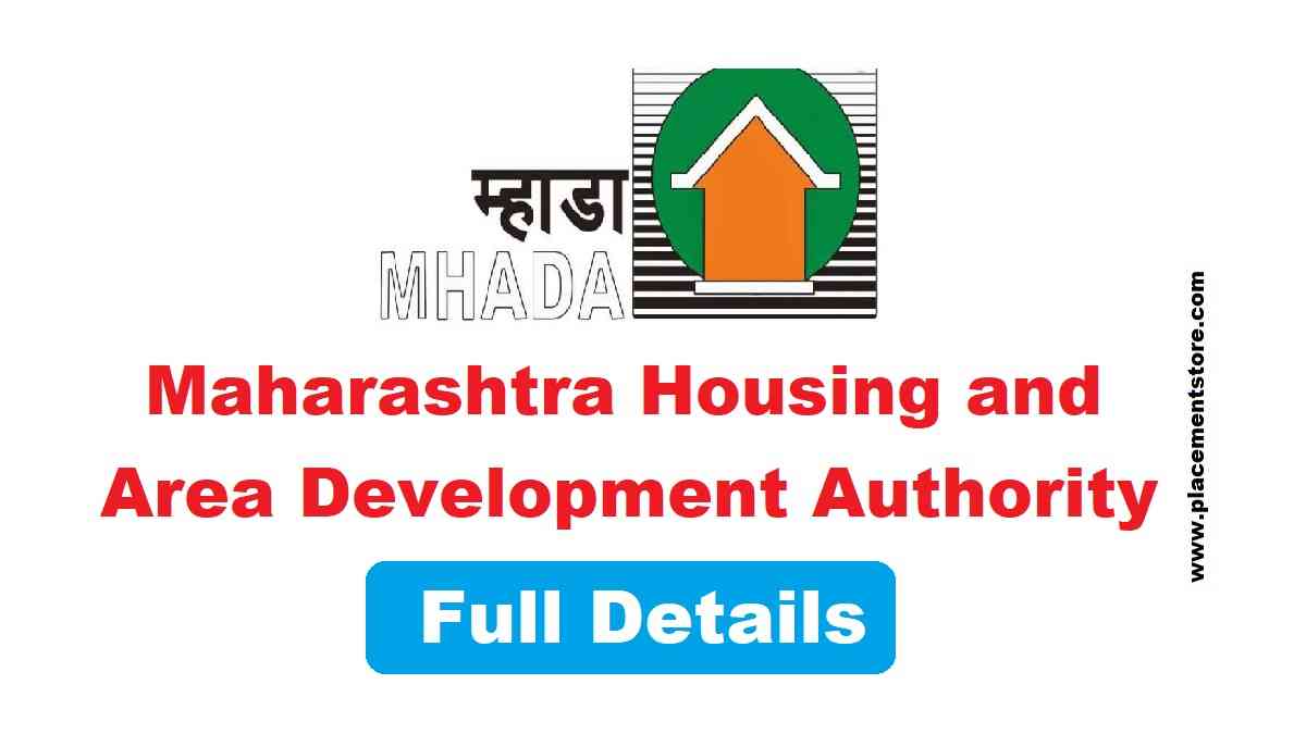 Government jobs in mhada mumbai