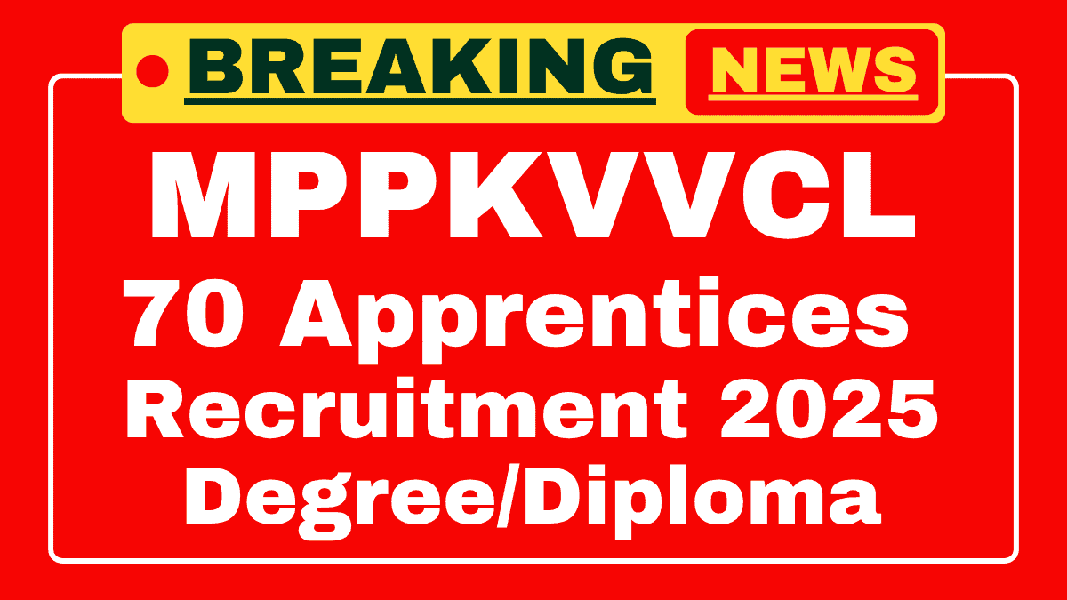 MPPKVVCL Apprentice Recruitment 2025