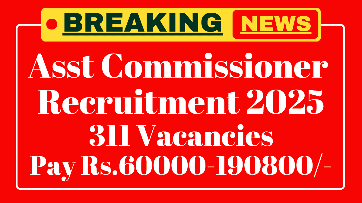 MPSC Assistant Commissioner Recruitment 2025