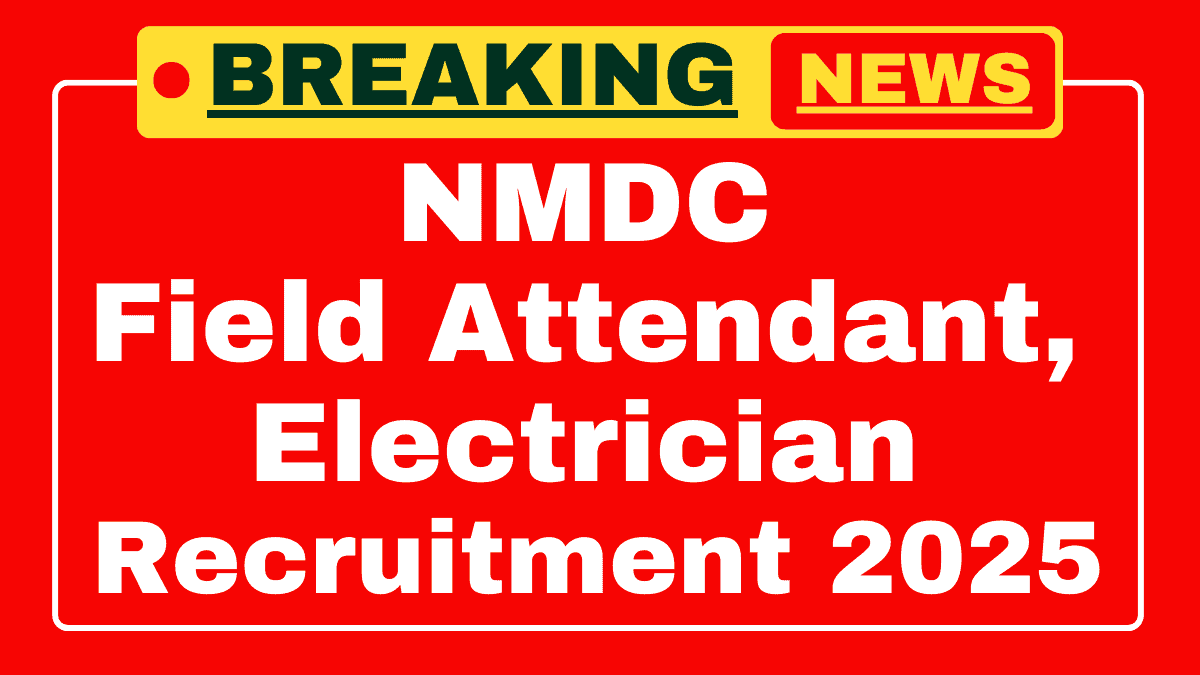 NMDC Trainee Recruitment 2025