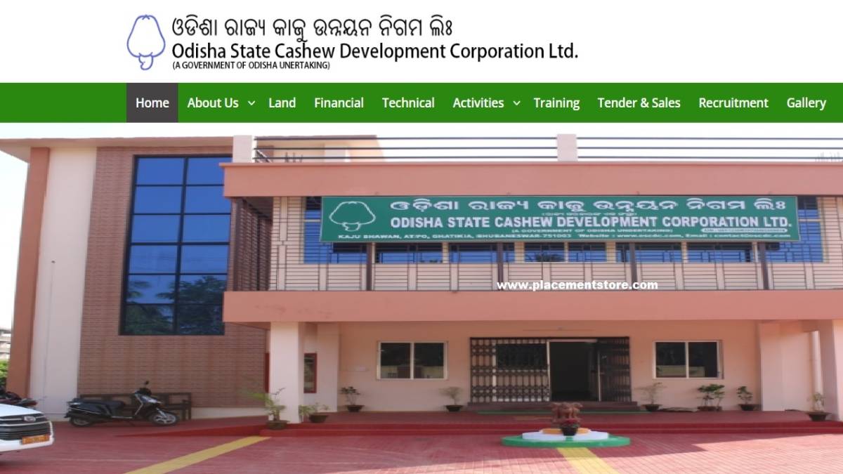 OSCDC - Odisha State Cashew Development Corporation Ltd