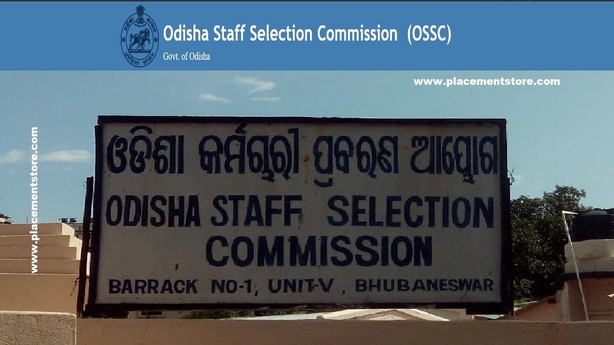 OSSC-Odisha Staff Selection Commission