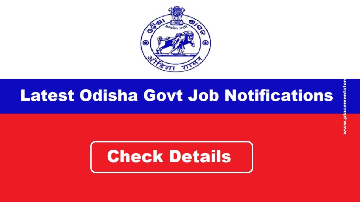 Odisha Govt Jobs