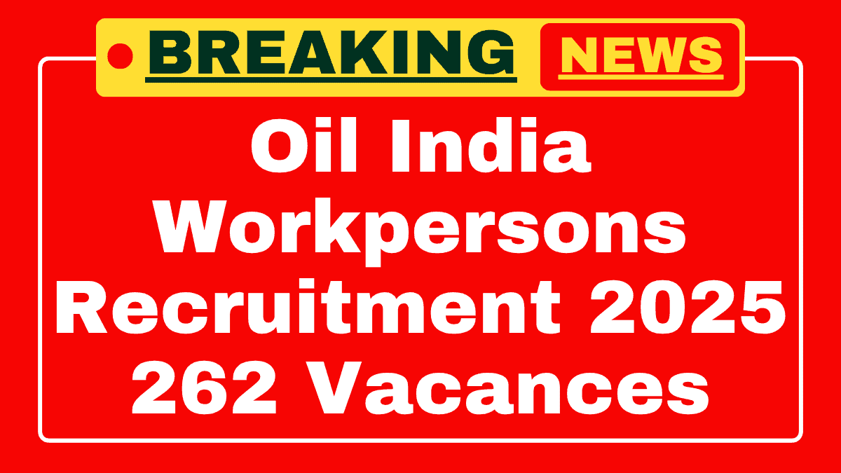 Oil India Workpersons Jobs