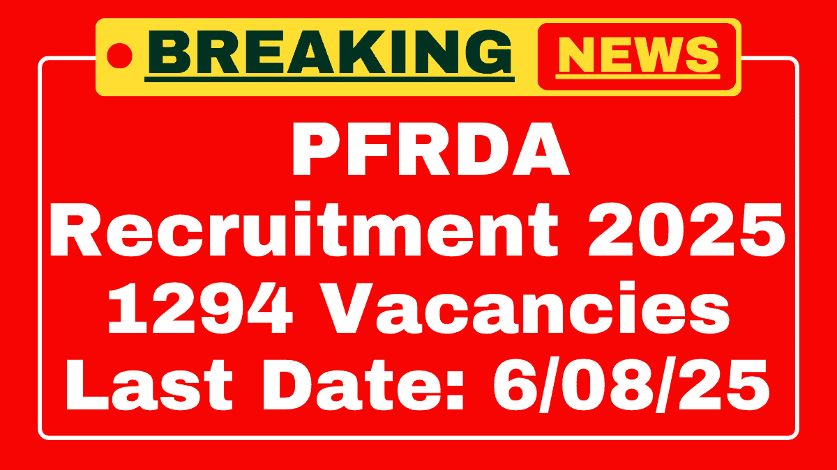 PFRDA Recruitment 2025