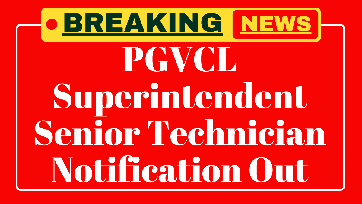 PGVCL Recruitment 2025