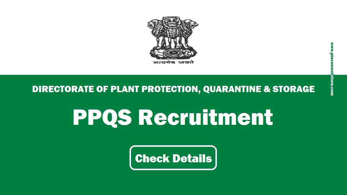 PPQS Recruitment 2021 Technical Officer Direct Interview