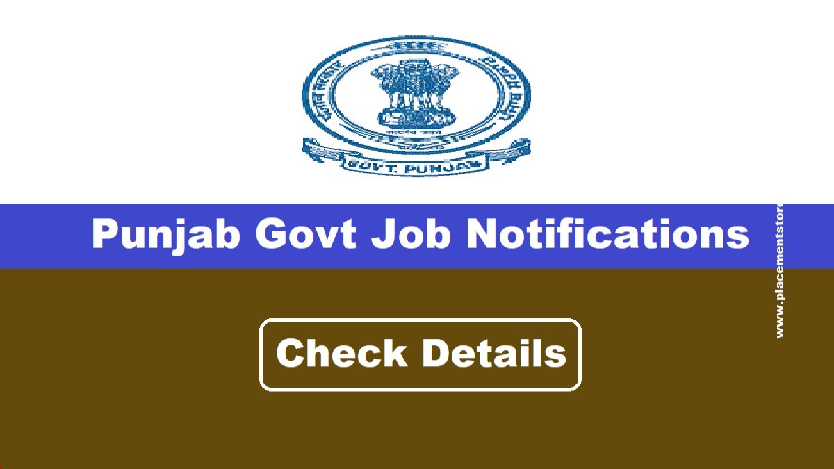 Punjab Govt Jobs