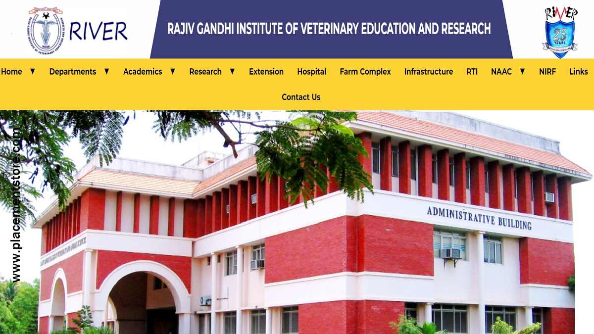 RIVER-Rajiv Gandhi Institute of Veterinary Education and Research