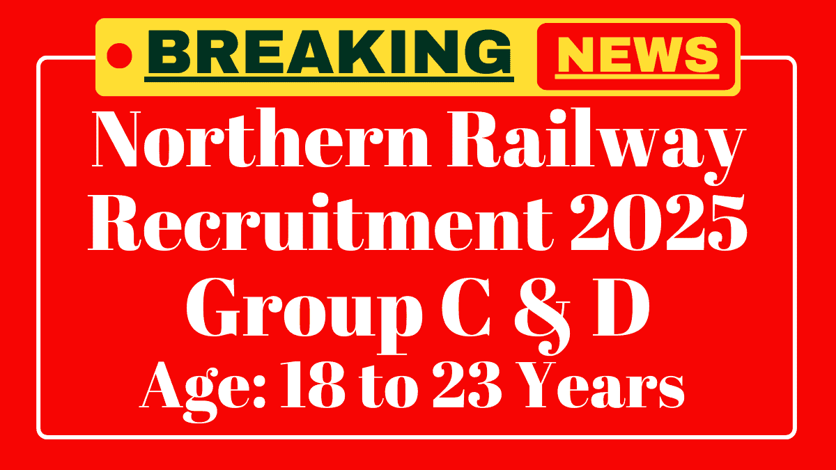 RRC Northern Railway Recruitment 2025