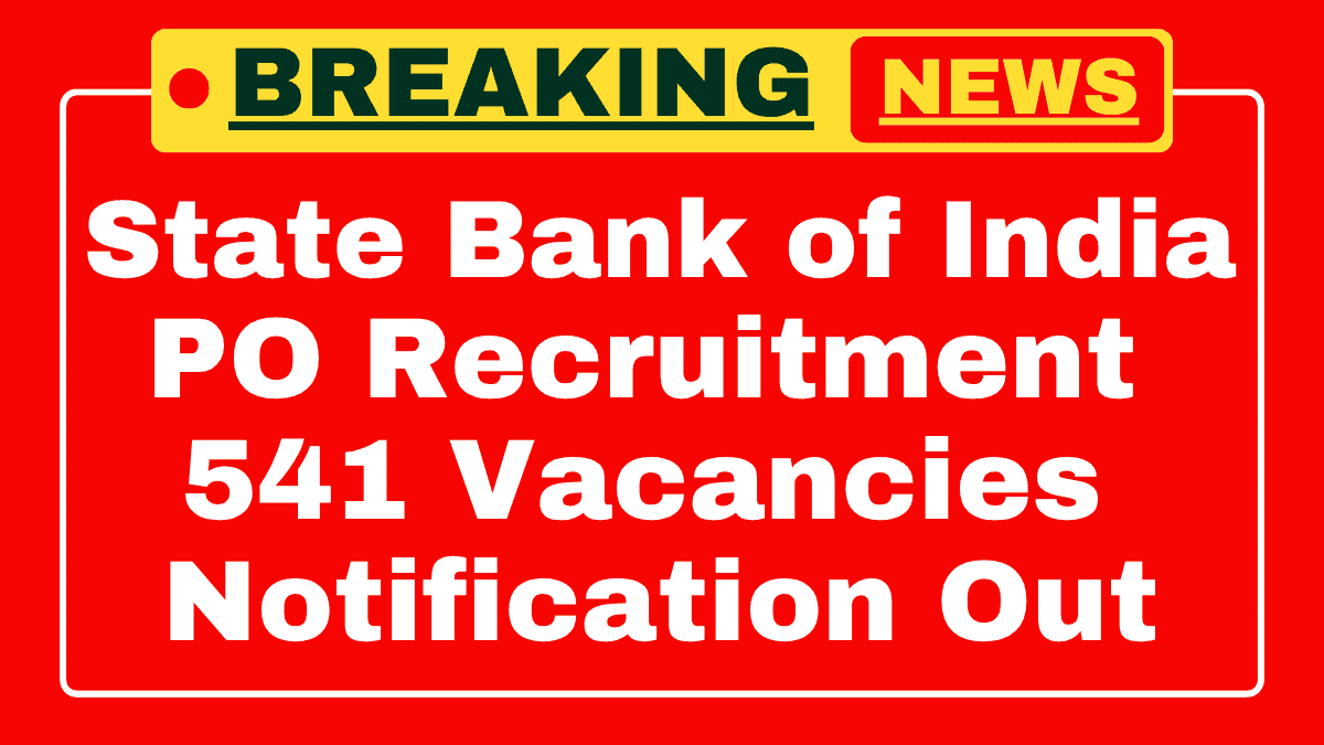 SBI PO Recruitment 2025