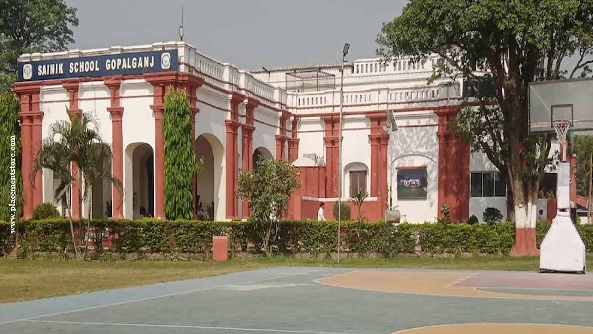 Sainik School Gopalganj Recruitment 2023 Nursing Sister Post
