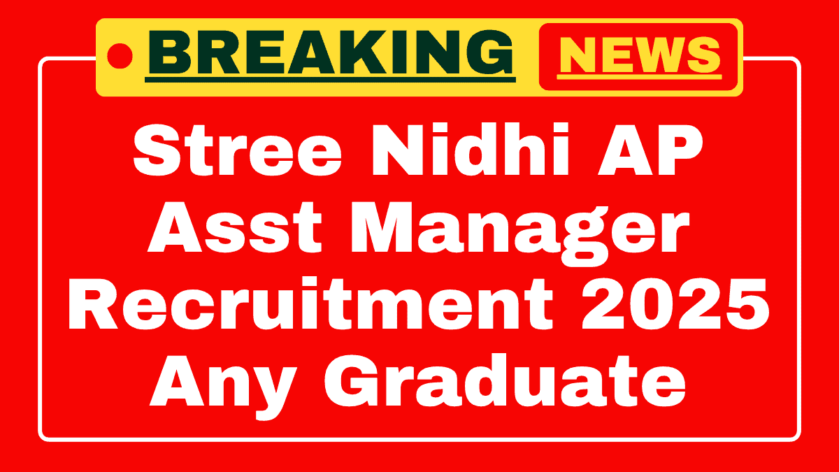 Stree Nidhi AP Assistant Manager Recruitment 2025