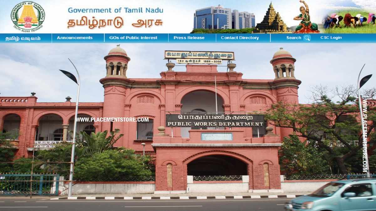 TN PWD - Public Works Department Tamil Nadu
