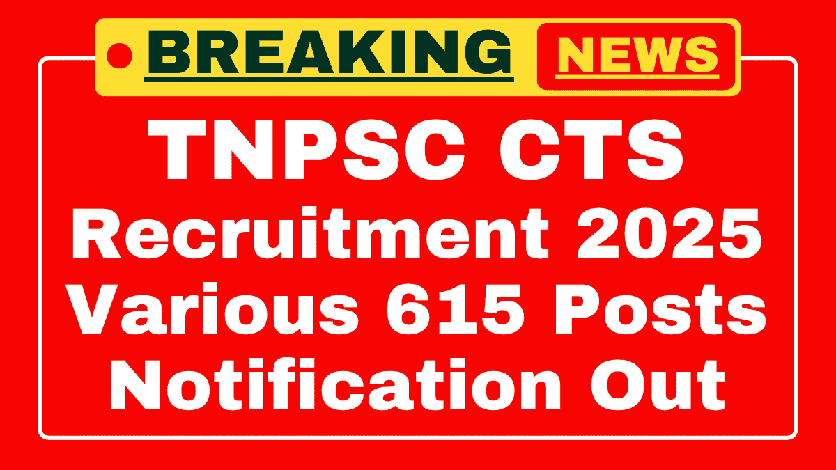 TNPSC CTS Recruitment 2025
