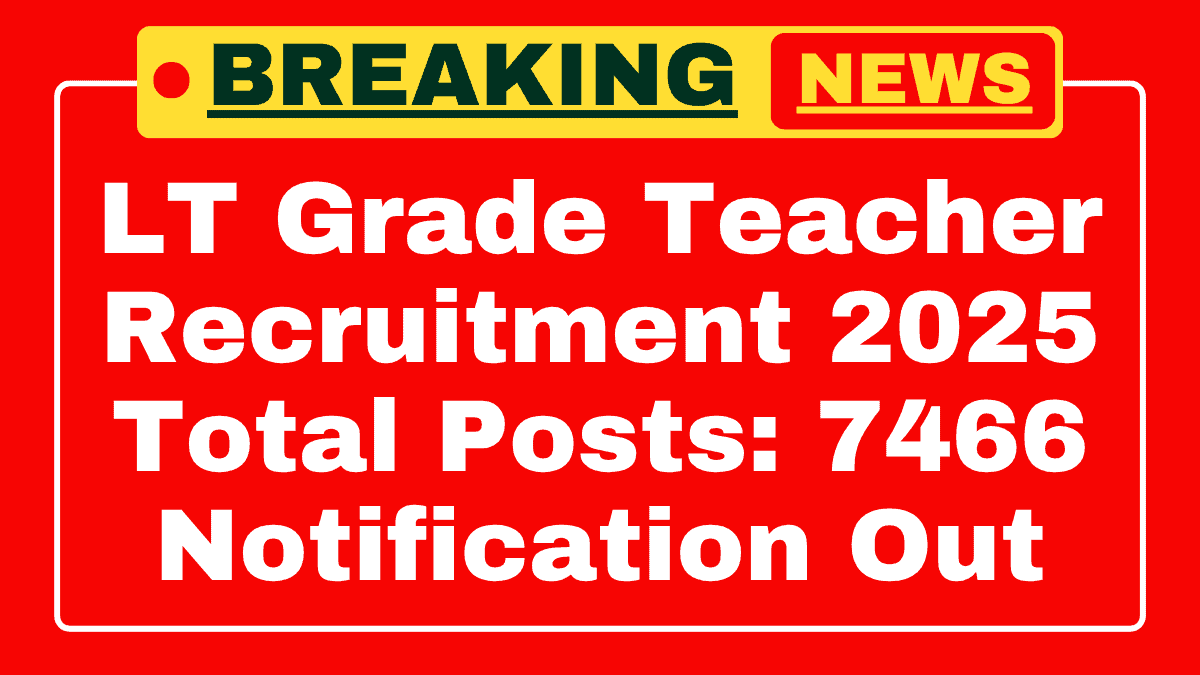 UP LT Grade Teacher Recruitment 2025 UP LT Grade Teacher Recruitment 2025